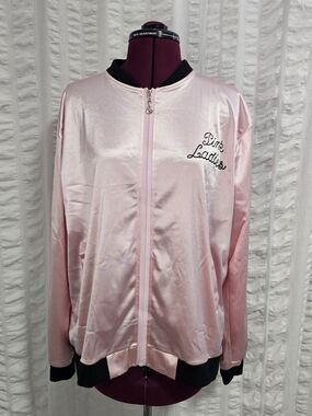 Grease Pink Ladies Jacket Costume Sandy Olsson Halloween Fancy Jacket Sandra Dee